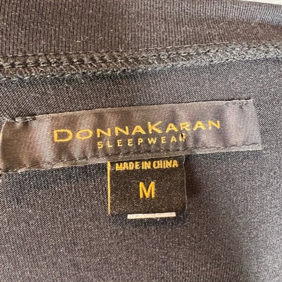 EUC Donna Karan Sleepwear Velvet Short Sleeve Tee - Picture 7 of 7